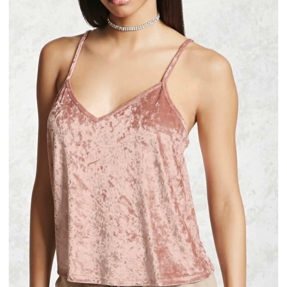 Forever 21 Crushed Velvet Cami